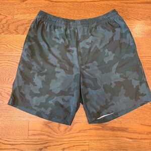 Chubbies Men's Green Camo Athletic Shorts